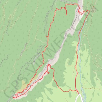 Trace GPS Mont Outheran en boucle (Chartreuse), itinéraire, parcours