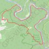 Trace GPS Sur les sentiers des Gorges de l'Ardèche, itinéraire, parcours