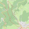 Trace GPS Boucle par Les Bernes depuis le centre de Bourg Argental, itinéraire, parcours