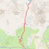 Trace GPS Lac d'Oncet depuis Super-Barèges, itinéraire, parcours