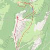 Trace GPS Mont Pinet et Sangle du Fouda Blanc, itinéraire, parcours