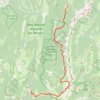 Trace GPS Traversee Hauts Plateaux du Vercors - Queyrie, itinéraire, parcours