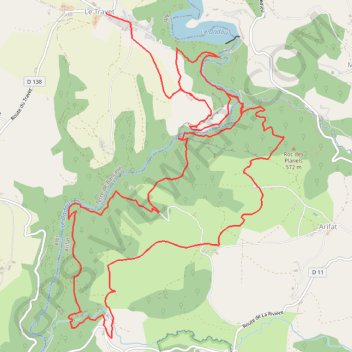 Trace GPS Rasisse - Arifat, itinéraire, parcours