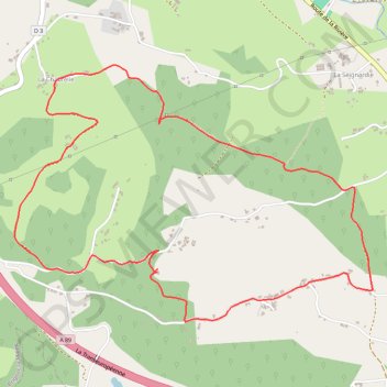 Trace GPS Brignac - Autour de Lestrade, itinéraire, parcours