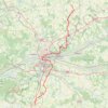 Trace GPS Prunay-Cassereau - Sainte-Maure-de-Touraine, itinéraire, parcours