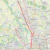 Trace GPS Le long du canal Latéral Toulouse, itinéraire, parcours