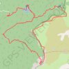 Trace GPS Rochers de Plautret (1827m) par le Pas du Tronc et le Col de Vire-Sac valverco, itinéraire, parcours