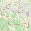 Trace GPS Balade sur les rives de la Sorgue - Le Thor, itinéraire, parcours