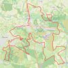 Trace GPS Landes de Lessay, itinéraire, parcours