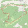 Trace GPS Le Mourré d'Agnis et la Glacière Pivaut, itinéraire, parcours