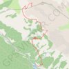 Trace GPS Pic d'Escreins, itinéraire, parcours