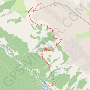 Trace GPS Pic d'Escreins, itinéraire, parcours