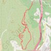 Trace GPS Mont Gros, itinéraire, parcours