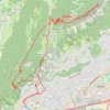 Trace GPS Le Saint Eynard : Pas Guiguet, itinéraire, parcours