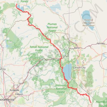 Trace GPS Chester - Walker, itinéraire, parcours
