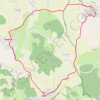 Trace GPS rando Contournat Busseol 11.5km modif, itinéraire, parcours