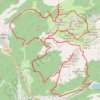 Trace GPS Pic de la Corne-Tavaneuse-Nantaux, itinéraire, parcours