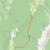 Trace GPS Darbounouse, un pas vers les Hauts-Plateaux du Vercors, itinéraire, parcours