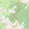 Trace GPS Ski Rando - Tour du Pic de la Camisette, itinéraire, parcours