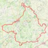 Trace GPS Tour du Pays des Marches de Gâtine, itinéraire, parcours
