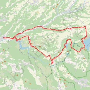 Trace GPS Lacs du Verdon - Alpes de Haute-Provence, itinéraire, parcours