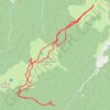Trace GPS Ski Rando - Le Taulat - Roc de la Courgue, itinéraire, parcours