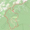 Trace GPS L'Aigues Brun de BUOUX au sommet de l'Eyrette, itinéraire, parcours