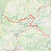 Trace GPS Circuit des 10 plus beaux villages de l'Aveyron - Réquista - Najac, itinéraire, parcours