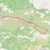 Trace GPS Crete du Cheiron, itinéraire, parcours