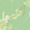 Trace GPS Rando vallée des Mont d'Olmes, itinéraire, parcours
