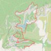 Trace GPS Autour du Lac Zola, itinéraire, parcours