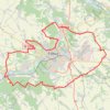 Trace GPS Balade autour d'Evreux, itinéraire, parcours