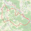 Trace GPS Voie 2DB-B50 - Baccarat - Anglemont - Gerbeviller - Baccarat, itinéraire, parcours