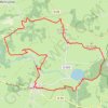 Trace GPS Lac de Saint-Front, itinéraire, parcours