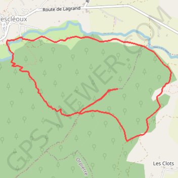 Trace GPS Mont Garde, itinéraire, parcours