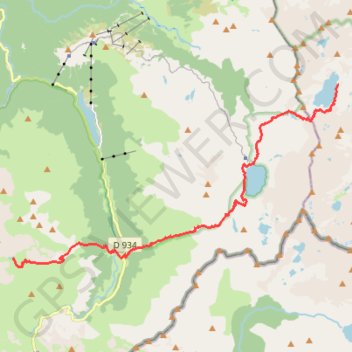 Trace GPS Randonnée Pyrénées : du refuge de Migouélou au refuge de Pombie, itinéraire, parcours