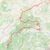 Trace GPS Alcalá Júcar a Cazorla, itinéraire, parcours