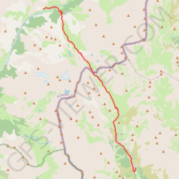 Trace GPS Via Alpina - Maljasset > Chiappera, itinéraire, parcours