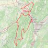 Trace GPS Vourey - Herbouilly - Croix Perrin - Placette, itinéraire, parcours