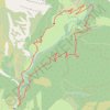 Trace GPS Tende - Castel Tournou, itinéraire, parcours