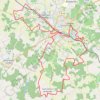 Trace GPS Guitinières - Jonzac - St Simon de Bordes - Jonzac, itinéraire, parcours