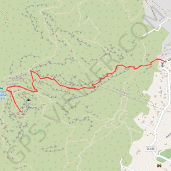 Trace GPS Aubagne - Le Garlaban, itinéraire, parcours