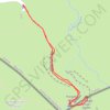 Trace GPS Grotte Harpea depuis le parking du cayolar, itinéraire, parcours