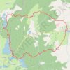 Trace GPS Lac de la Crégut, itinéraire, parcours