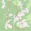 Trace GPS Randonnée à Saint-Nicolas-Courbefy, itinéraire, parcours