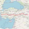 Trace GPS Turkish port to Turkish border (Next to van), itinéraire, parcours