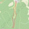 Trace GPS Au départ de Montigny-les-Vaucouleurs, itinéraire, parcours