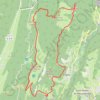 Trace GPS Crêtes de Charande - Plateau de Sornin, itinéraire, parcours