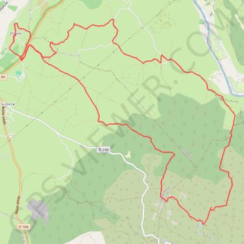 Trace GPS Les Bois de Lablachère, itinéraire, parcours