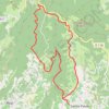 Trace GPS La vallée du Rebaisselet Beaujolais, itinéraire, parcours
